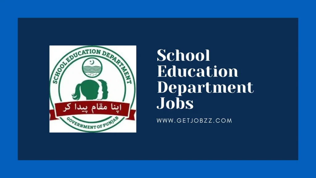 School Education Department Jobs