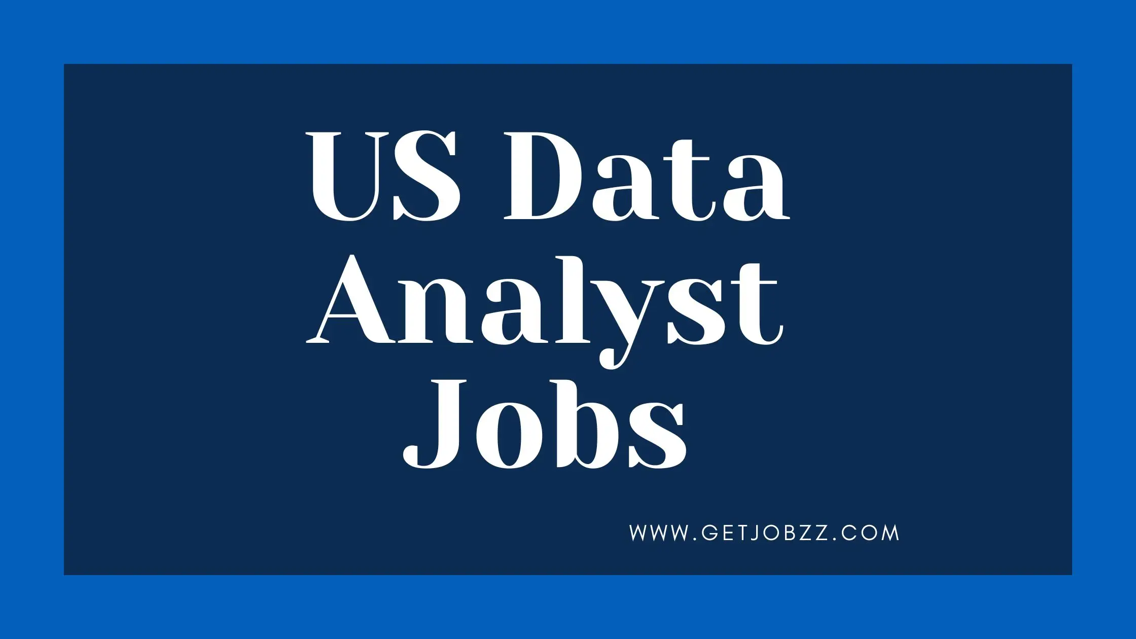 US Data Analyst Jobs