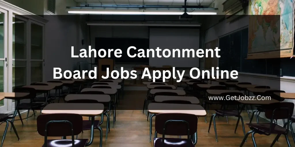 Lahore Cantonment Board Jobs