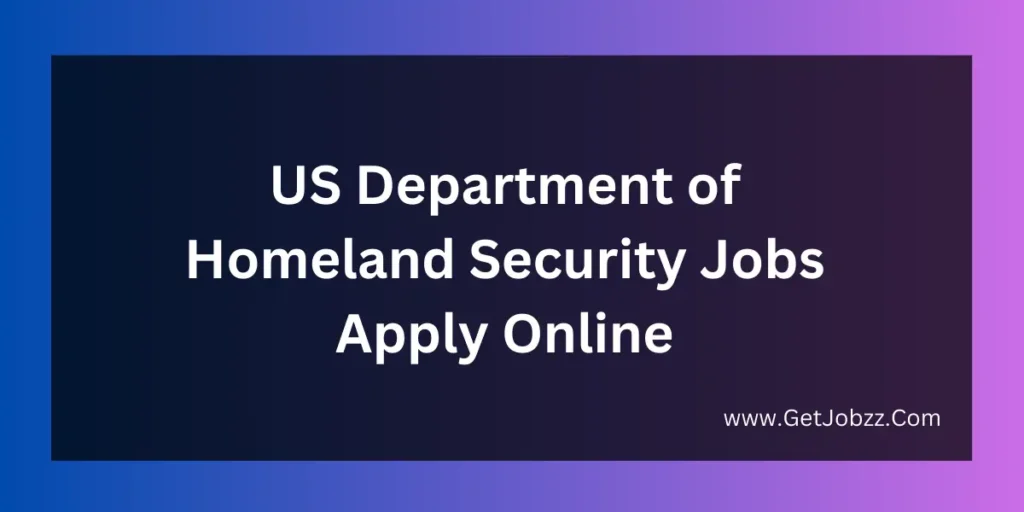 US Department of Homeland Security Jobs