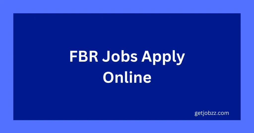FBR Jobs