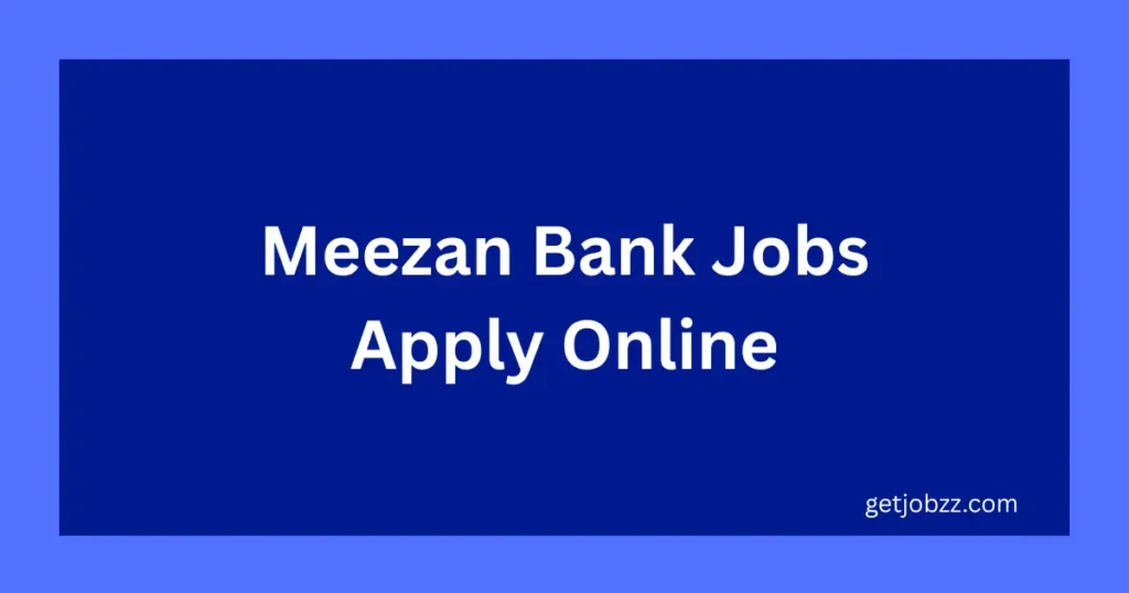 Meezan Bank Jobs