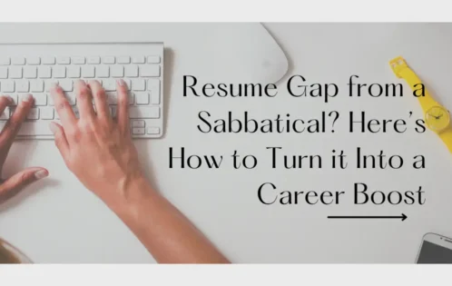 Resume Gap from a Sabbatical