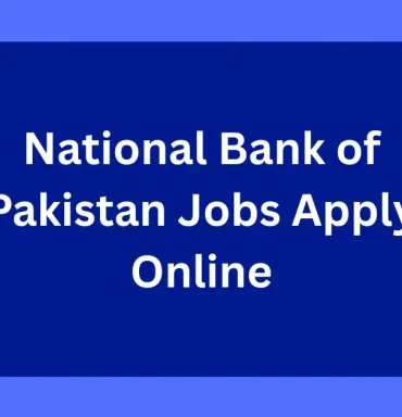 NBP Jobs 2025 Apply Online